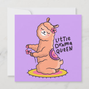 Cartão de Férias Llama