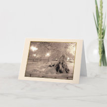 Cartão de Férias "Mágico de Inverno" - Natal