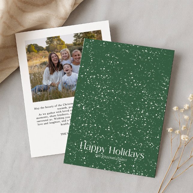 Cartão de férias minimalista (Criador carregado)