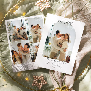 Cartão de Férias Moderno Boho