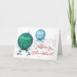 Cartão de Férias Natal Nollaig Chridheil