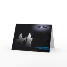 Cartão de Férias Noturno Silencioso