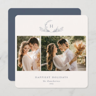 Cartão de Férias Orgânico Monograma 2