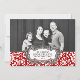 Cartão de Férias Ornamentais