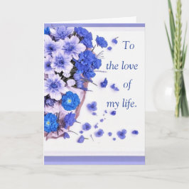 Cartão de Férias para Ele, Amor da Minha Vida