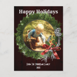 Cartão de Férias Personalizado de Feriado da Terra