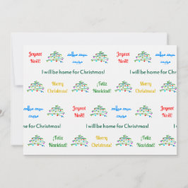 Cartão de Férias Personalizado "Feliz Natal"