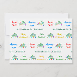 Cartão de Férias Personalizado "Feliz Natal"