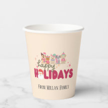 Cartão de Férias Plana, da família ou da empresa d