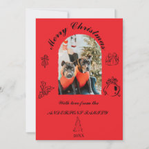 Cartão de Férias Plano Caprichoso Desenhado à Mão