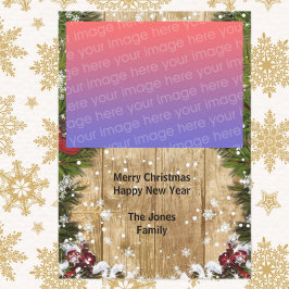 Cartão de Férias Plano de Natal Russo