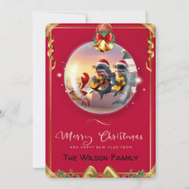 Cartão de Férias Plano para Amigos do Shark n