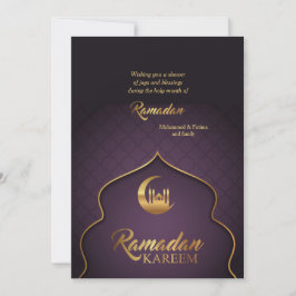 Cartão de Férias Ramadan Kareem