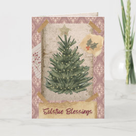 Cartão de Férias Solstício de Blessings