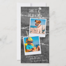 Cartão de Férias Tropical da Flórida com Foto em P