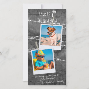 Cartão de Férias Tropical da Flórida com Foto em P