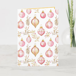 Cartão de Férias Vintage de Natal, para ornamentos