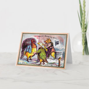 Cartão de Férias Vitoriano Beak