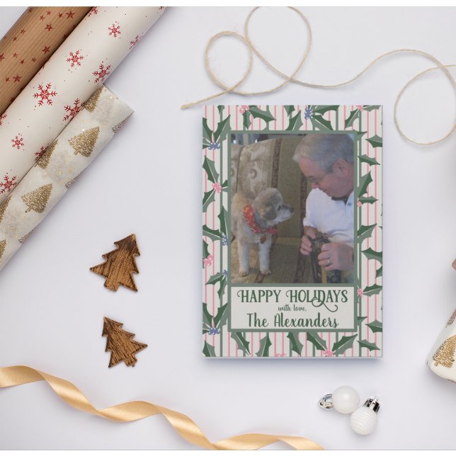 Cartão de Férias Vitoriano Holly (Criador carregado)