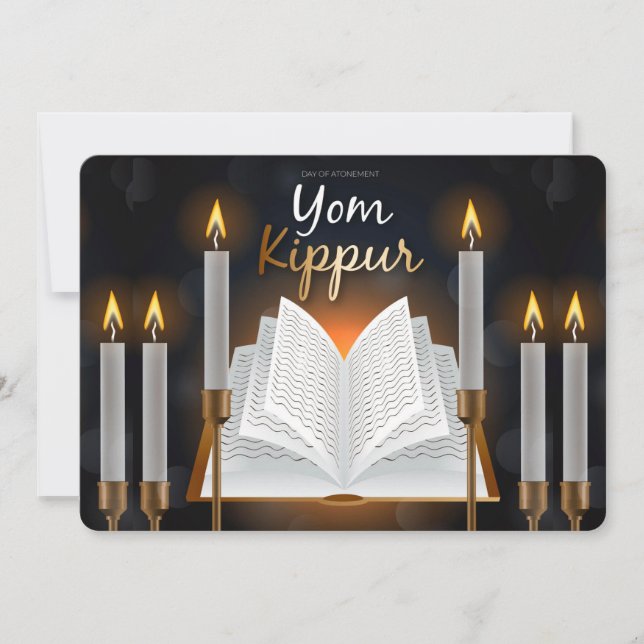 Cartão de Férias Yom Kippur (Frente)