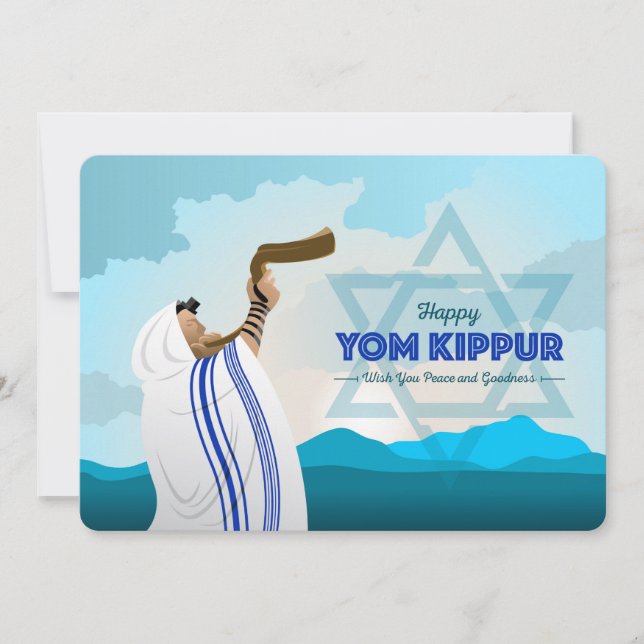 Cartão de Férias Yom Kippur (Frente)