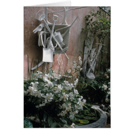 Cartão de ferramentas para jardim