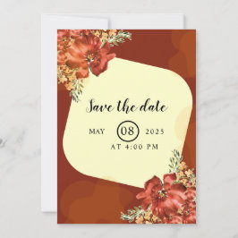 Cartão de Festa de Natal em Floco de Neve casament