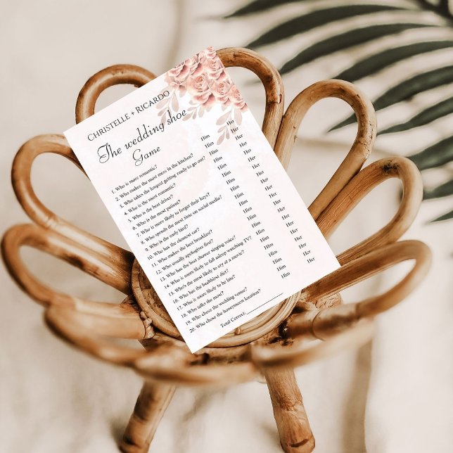 Cartão de festa de solteira de jogos de calçado de (Criador carregado)