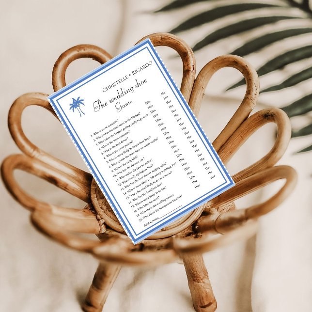 Cartão de festa de solteira de jogos de calçado de (Criador carregado)