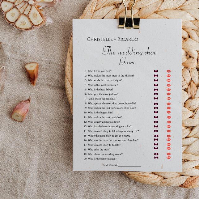 Cartão de Festa de solteira de jogos de calçado de (Criador carregado)