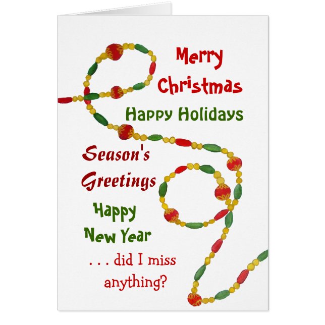 Cartão de Festividades (Frente)