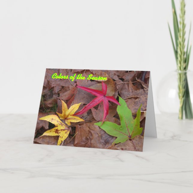 Cartão de Festividades (Frente)