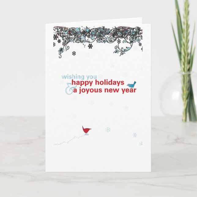 Cartão de Festividades (Frente)