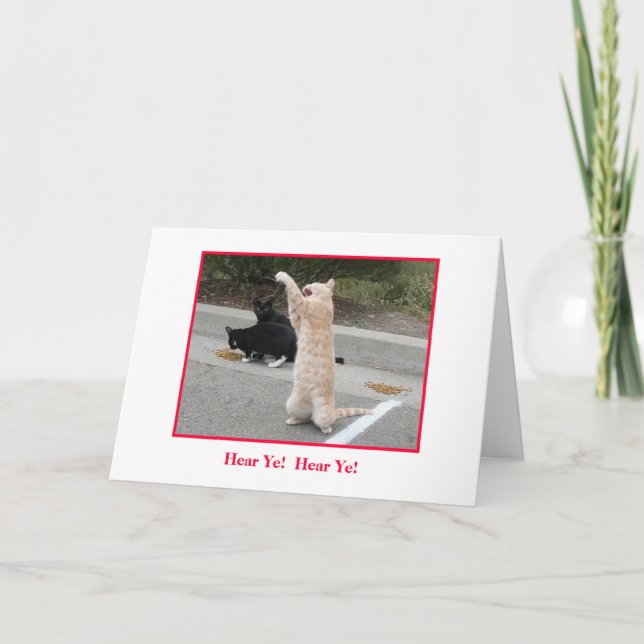 Cartão de Festividades (Frente)