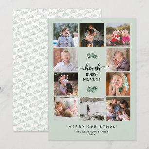 Cartão De Festividades 10 Foto Colagem de Cherish Momento de Natal