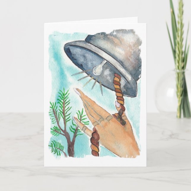 Cartão De Festividades 12 dias do Natal 5 anéis dourados (Frente)