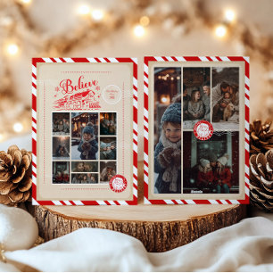 Cartão De Festividades 13 Foto Bilhete de Natal Polar Express
