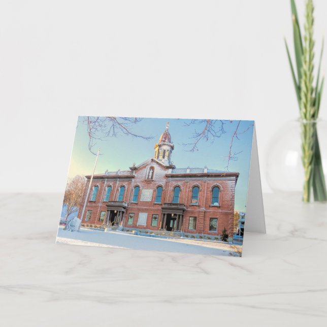 Cartão De Festividades 1820 MÃES de Plymouth na Câmara Municipal (Frente)