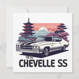 Cartão De Festividades 1970 Chevelle SS