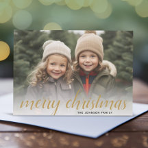 1 Foto Script Natal Feliz Dourado Damask