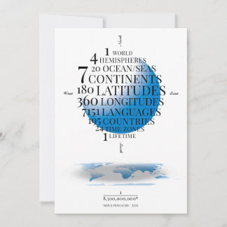 Cartão De Festividades 1-World 1-Lifetime Joy to The World Custom Photo