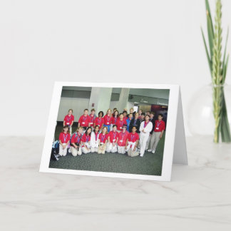 Cartão De Festividades 2005 San Jose, delegação BRITÂNICA de CA