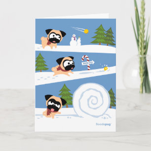 Cartão De Festividades 2012 Tugg Snowball Holiday Card
