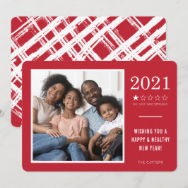 Cartão De Festividades 2021 NÃO RECOMENDAR uma classificação de 1 estrela