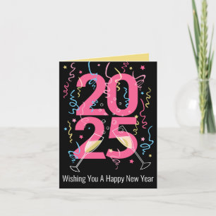 Cartão De Festividades 2022 New years celebration cheers graphic