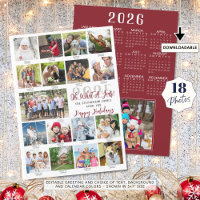 2025 Que Ano 18 Fotos Legendas Calendário 2026