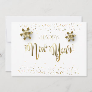 Cartão De Festividades 2026 Feliz Ano Novo! Festa de Férias de Inverno