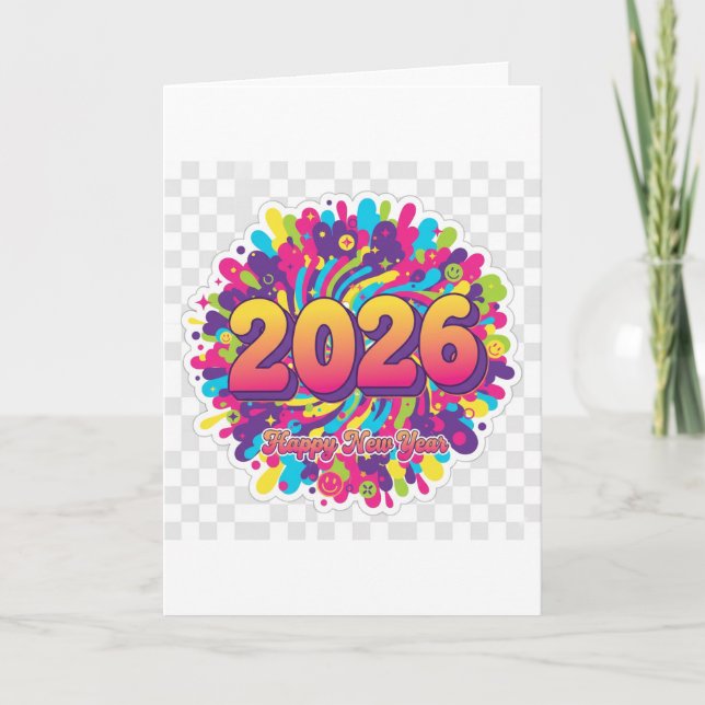 Cartão De Festividades 2026 Loading... Progress Bar Sticker (Frente)