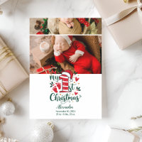 2 Foto Bastão de Doce Bebê 1º Natal