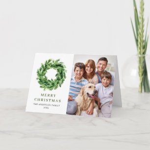 Cartão De Festividades 2 FOTO Festivo Pine Branch Natal